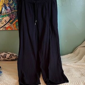 Black Wide-Leg Pants